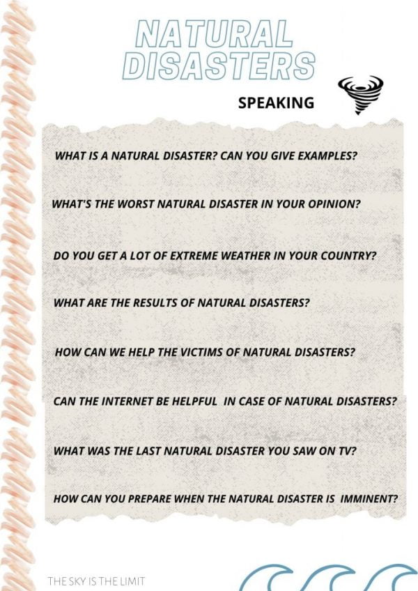 Natural disasters- gotowa lekcja - obrazek 5
