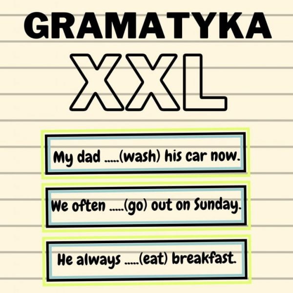 Gramatyka XXL - ćwiczenia gramatyczne dla 8 klasistów i nie tylko