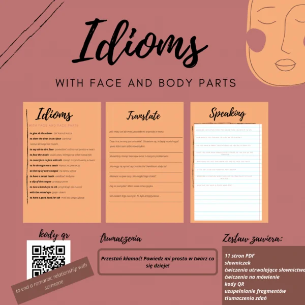 IDIOMS WITH FACE AND BODY PARTS