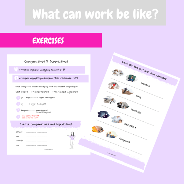 Let's talk about work! Adjectives describing work - obrazek 3