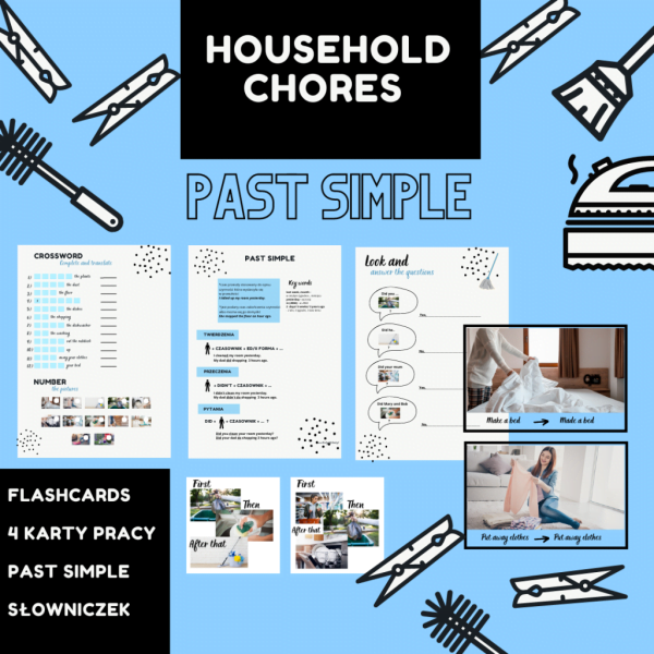 Household chores + Past Simple