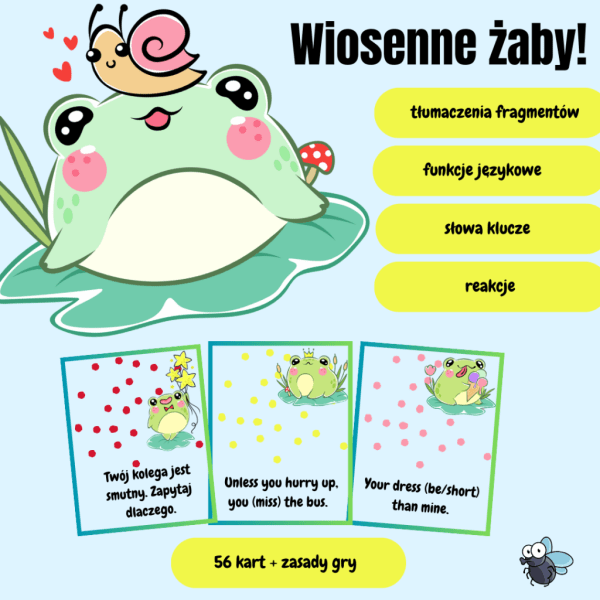 Wiosenne żaby - gra e8