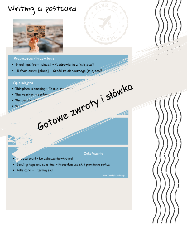Writing a postcard - obrazek 2